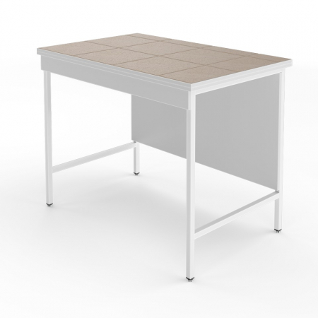 ВЫСОКИЙ ЛАБОРАТОРНЫЙ СТОЛ СО СТОЛЕШНИЦЕЙ ИЗ КЕРАМОГРАНИТНОЙ ПЛИТКИ НВ-1200 ЛКВ