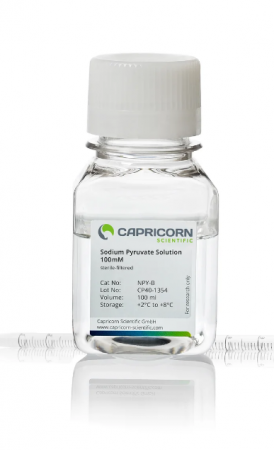 ПИРУВАТ НАТРИЯ, 100 МM, 100 МЛ, CAPRICORN SCIENTIFIC, NPY-B