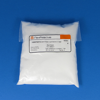 МАГНИЯ ХЛОРИД 6-ВОДНЫЙ PURE EP, USP E 511 (PHARMA GRADE, FOOD GRADE) (1 КГ), NEOFROXX