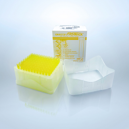 НАКОНЕЧНИКИ OMNITIP ОБЪЁМОМ ДО 200 МКЛ, СТАРТОВЫЙ БЛОК СО ШТАТИВОМ, 6Х96 ШТ