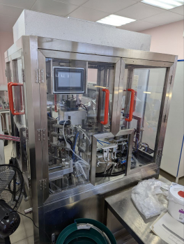 АВТОМАТИЧЕСКАЯ ЛИНИЯ РОЗЛИВА, УКУПОРКИ И УПАКОВКИ РЕАГЕНТОВ, ПРОИЗВОДИТЕЛЬНОСТЬЮ 50-60 ПРОБИРОК В МИН.