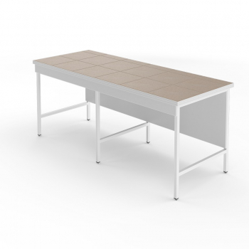 ЛАБОРАТОРНЫЙ СТОЛ СО СТОЛЕШНИЦЕЙ ИЗ КЕРАМОГРАНИТНОЙ ПЛИТКИ НВ-1800 ЛКН