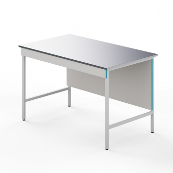 ОТКРЫТЫЙ СТОЛ ДЛЯ РАБОТЫ СИДЯ СО СТОЛЕШНИЦЕЙ ИЗ НЕРЖАВЕЮЩЕЙ СТАЛИ СЛН НВК 1200 НЕРЖ