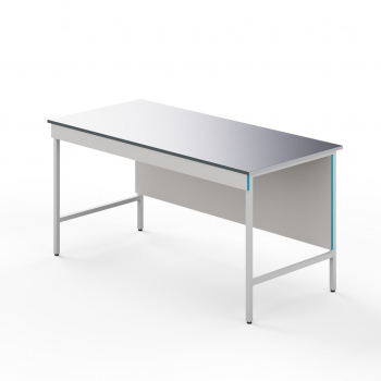 ОТКРЫТЫЙ СТОЛ ДЛЯ РАБОТЫ СИДЯ СО СТОЛЕШНИЦЕЙ ИЗ НЕРЖАВЕЮЩЕЙ СТАЛИ СЛН НВК 1500 НЕРЖ