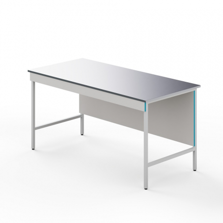 ОТКРЫТЫЙ СТОЛ ДЛЯ РАБОТЫ СИДЯ СО СТОЛЕШНИЦЕЙ ИЗ НЕРЖАВЕЮЩЕЙ СТАЛИ СЛН НВК 1500 НЕРЖ