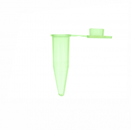 МИКРОЦЕНТРИФУЖНАЯ ПРОБИРКА 0,2 МЛ, ПЛОСКАЯ КРЫШКА, ЗЕЛЕНАЯ. (1000 ШТ.УП.) ПЦР CLEAN