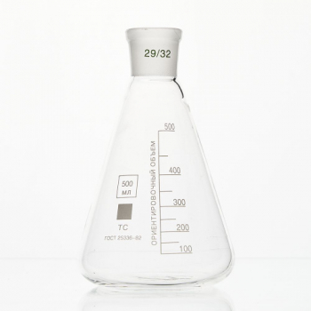КОЛБА КОНИЧЕСКАЯ 500 МЛ, СС, 29/32, БОРО 3.3, 071.202.23