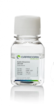 ГЛУТАМИН СТАБИЛЬНЫЙ, 200 MM, 100 МЛ, CAPRICORN SCIENTIFIC, STA-B