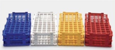 ШТАТИВ ПП ДЛЯ ПРОБИРОК ДИАМЕТРОМ 13 ММ - 90-МЕСТ (КРАСНЫЙ)