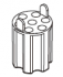 АДАПТЕР ДЛЯ 7 ПРОБИРОК ОБЪЕМОМ 15 МЛ (КОНИЧЕСКОЕ ДНО) ДЛЯ РАЗМЕЩЕНИЯ В БАКЕТЕ B500, АРТ. TR15C-7(500), HANIL
