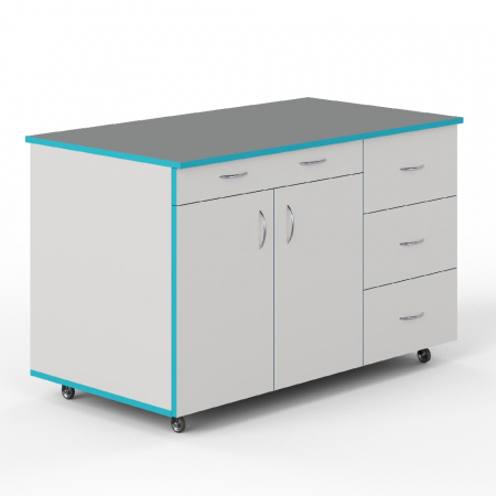 ПОДКАТНОЙ МОДУЛЬ ТДЯ НВК 1200 ДЛЯ ТИТРОВАЛЬНОГО СТОЛА СТ НВК 1200 ПЛАСТ (1090?600?700)