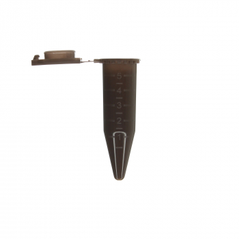 МИКРОЦЕНТРИФУЖНАЯ ПРОБИРКА 5,0 МЛ, ГРАДУИРОВАННАЯ, КОРИЧНЕВАЯ. (200 ШТ.УП.) СВЕТОЗАЩИТА ПЦР CLEAN