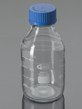 БУТЫЛЬ 100 МЛ, СС, GL 45, С ПП КРЫШКОЙ И КОЛЬЦОМ, 274.202.01