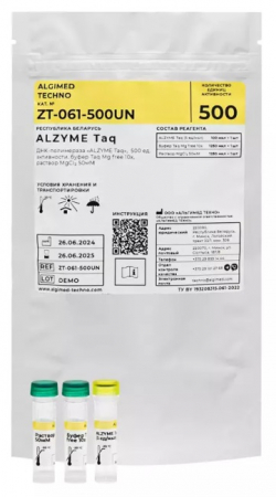 ALZYME TAQ, 10Х БУФЕР БЕЗ MGCL2, 500 ЕДИНИЦ АКТИВНОСТИ