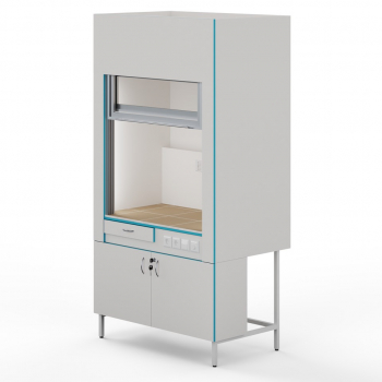 ВЫТЯЖНОЙ ШКАФ СО СТОЛЕШНИЦЕЙ ИЗ КЕРАМОГРАНИТНОЙ ПЛИТКИ ТЕОЛАБ ШВ-1200 КГ-КОМФОРТ