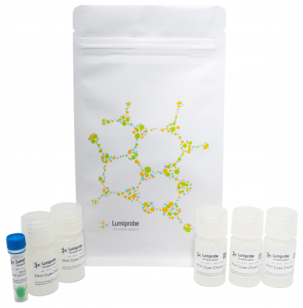 PKH800, НАБОР ДЛЯ МЕЧЕНИЯ КЛЕТОЧНЫХ МЕМБРАН, 500 UL DYE, 5X BUFFER, 47201