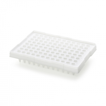 ПЛАШКА ДЛЯ ПЦР НА 96 ЛУНКИ С ПОЛУЮБКОЙ, ПРОФИЛЬ СТАНДАРТНЫЙ, БЕЛАЯ (10 ШТ.УП.) ABI СОВМЕСТИМЫЕ