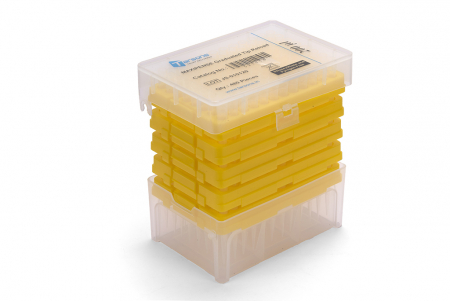 НАКОНЕЧНИКИ ОДНОРАЗОВЫЕ СТЕРИЛЬНЫЕ ДЛЯ МИКРОПИПЕТОЧНЫХ ДОЗАТОРОВ, В СМЕННЫХ БЛОКАХ ОБЪЕМОМ 200 МКЛ, ГРАДУИРОВАННЫЕ (960 ШТ./УП.)