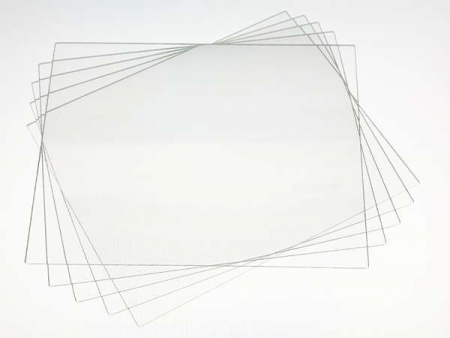 СТЕКЛА ДЛЯ ЭЛЕКТРОФОРЕЗНОЙ КАМЕРЫ, КОРОТКИЕ, ПОДХОДЯТ ДЛЯ КАМЕР BIO-RAD, SERVICEBIO, 5 ШТ/УПАК