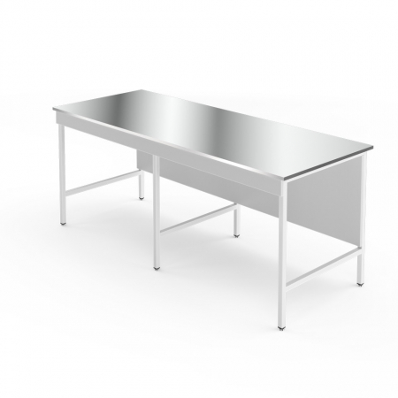 ЛАБОРАТОРНЫЙ СТОЛ СО СТОЛЕШНИЦЕЙ ИЗ НЕРЖАВЕЮЩЕЙ СТАЛИ НВ-1800 ЛНН