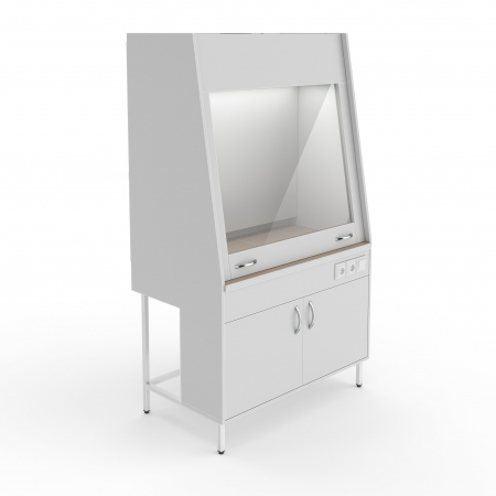 ВЫТЯЖНОЙ ШКАФ СО СТОЛЕШНИЦЕЙ ИЗ КЕРАМОГРАНИТНОЙ ПЛИТКИ ТЕОЛАБ ШВ-1200 КГ