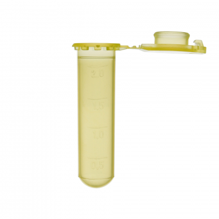 МИКРОЦЕНТРИФУЖНАЯ ПРОБИРКА 2,0 МЛ, ГРАДУИРОВАННАЯ (ЖЕЛТЫЙ) (500 ШТ.УП.)