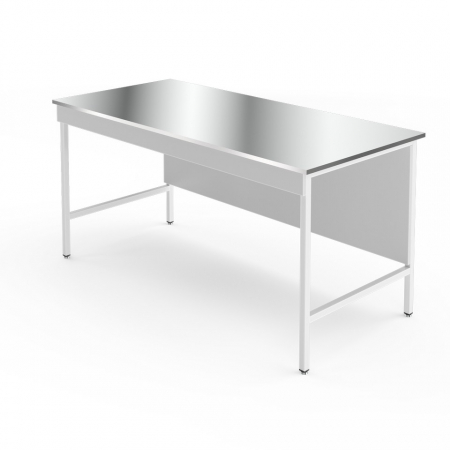 ЛАБОРАТОРНЫЙ СТОЛ СО СТОЛЕШНИЦЕЙ ИЗ НЕРЖАВЕЮЩЕЙ СТАЛИ НВ-1500 ЛНН