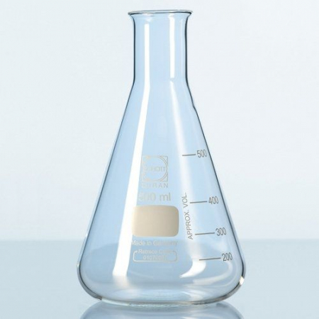 КОЛБА ЭРЛЕНМЕЙЕРА КОНИЧЕСКАЯ, УЗКОГОРЛАЯ, 1000 МЛ, DURAN 9141054, 212165409