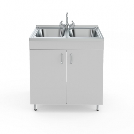 СТОЛ-МОЙКА НВ-800 МД-Б БЕЗ СУШИЛКИ (850?800?600)