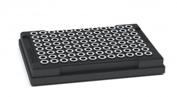 МАГНИТНЫЙ ШТАТИВ НА 96 ЛУНОК НА АМОРТИЗИРУЮЩЕЙ ПОДУШКЕ