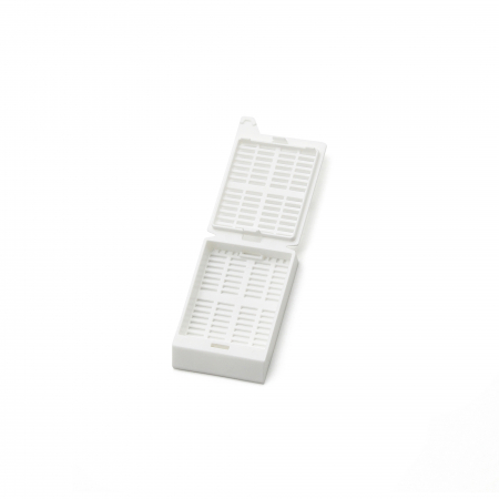 ГИСТОЛОГИЧЕСКИЕ КАССЕТЫ С СОЕДИНЕННЫМИ КРЫШКАМИ, БЕЛЫЕ (500 ШТ.УП.)