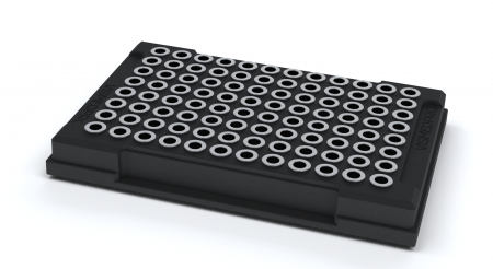 МАГНИТНЫЙ ШТАТИВ НА 96 ЛУНОК С КОЛЬЦЕВЫМИ МАГНИТАМИ