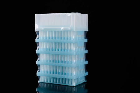 KG1252-L НАКОНЕЧНИКИ ДЛЯ ДОЗАТОРОВ 1-200 МКЛ, ГИДРОФОБНЫЕ, БЕСЦВЕТНЫЕ, СТЕРИЛЬНЫЕ, 5 Х 96 ШТ/УП;