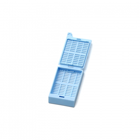 ГИСТОЛОГИЧЕСКИЕ КАССЕТЫ С ПЕТЛЕВЫМ КРЕПЛЕНИЕМ, ГОЛУБЫЕ (500 ШТ. УП)