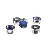 КРЫШКИ ВИНТ МЕТАЛ МАГНИТНЫЕ S18MM PTFE/WHITE SILICONE SEPTA 1.5MM 100PCS/PK, C0000208 ALWSCI