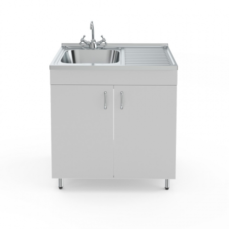 СТОЛ-МОЙКА НВ-800 МО-Б БЕЗ СУШИЛКИ (800?600?850)