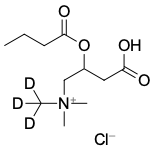 (C4) БУТИРИЛ-L-КАРНИТИН-(N-МЕТИЛ-D3), 0.50 MG, 4023-500UG