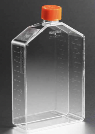КОЛБА ДЛЯ КУЛЬТИВИРОВАНИЯ КЛЕТОК 225 СМ? С УГЛОВЫМ ГОРЛЫШКОМ И КРЫШКОЙ-ПРОБКОЙ, СТЕРИЛЬНЫЕ, 25 ШТ/УП, CORNING, 431081