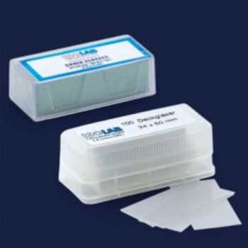 СТЁКЛА ПОКРОВНЫЕ, 24 Х 32 ММ, БОРОСИЛИКАТНОЕ СТЕКЛО, ISOLAB, АРТ. 075.01.005