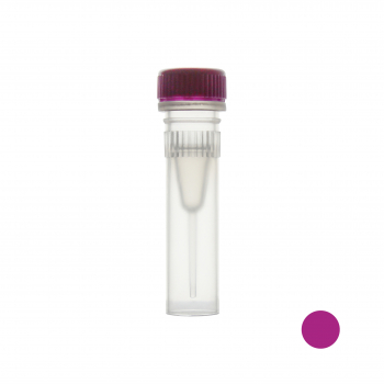 ПРОБИРКА ВИНТОВАЯ 0,5 МЛ С ЮБКОЙ, C ФИОЛЕТОВОЙ КРЫШКОЙ (1000 ШТ.УП.) СТЕРИЛЬНАЯ