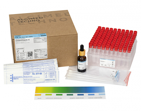 ЭКСПРЕСС-ТЕСТ «CLEANСHECK G», ДЛЯ АНАЛИЗА 100 ОБРАЗЦОВ ПРОМЫВНЫХ ВОД
