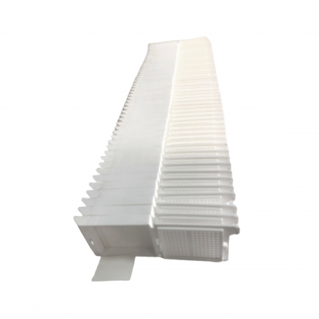 БИОПСИЙНЫЕ КАССЕТЫ СОЕДИНЕННЫЕ КЛЕЙКОЙ ЛЕНТОЙ, БЕЛЫЕ (400 ШТ. УП)