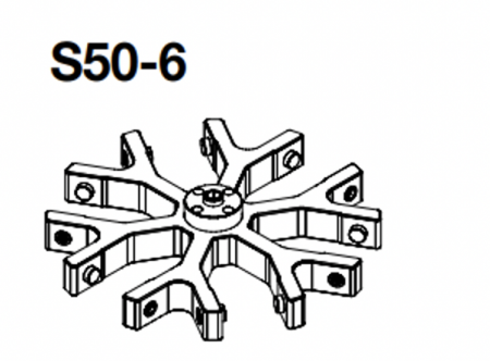 БАКЕТНЫЙ РОТОР ДЛЯ FLETA 40P, АРТ. S50-6, HANIL