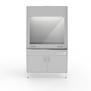 ВЫТЯЖНОЙ ШКАФ СО СТОЛЕШНИЦЕЙ ИЗ НЕРЖАВЕЮЩЕЙ СТАЛИ ТЕОЛАБ НВ-1200 ШВ-Б-НЕРЖ