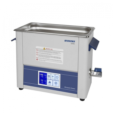 ВАННА УЛЬТРАЗВУКОВАЯ UA06, ОБЪЕМ 6 Л, РАБ. ТЕМП. 20-80°C; ЧАСТОТА УЛЬТРАЗВУКА 37 КГЦ, W3080406