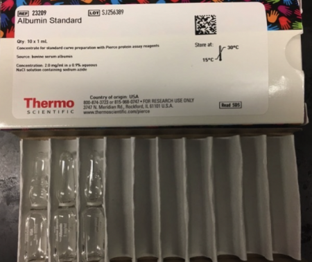 СТАНДАРТ БЫЧИЙ СЫВОРОТОЧНЫЙ АЛЬБУМИН (BCA) В АМПУЛАХ, 2 МГ/МЛ, 10 ШТ/УПАК, АРТ. 23209, THERMO SCIENTIFIC