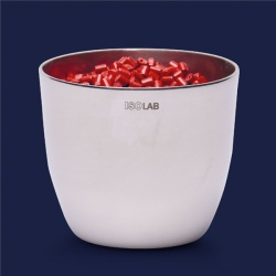 ТИГЕЛЬ, СРЕДНЯЯ ФОРМА, 63 Х 50 ММ, НЕРЖАВЕЮЩАЯ СТАЛЬ, ISOLAB, АРТ. 038.13.М50