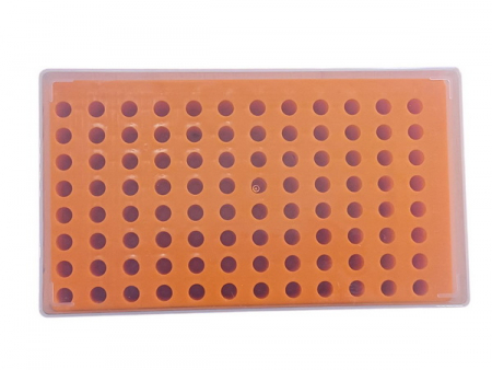 ШТАТИВ ДЛЯ ПРОБИРОК РАЗНОГО ОБЪЕМА 0.5/1.5 МЛ НА 96 МЕСТ, С КРЫШКОЙ