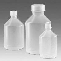 БУТЫЛЬ VITLAB ШИРОКОГОРЛАЯ С ВИНТОВОЙ КРЫШКОЙ, ОБЪЕМ 100 МЛ, PP, С КОНИЧЕСКОЙ ГОРЛОВИНОЙ, ISOLAB, АРТ. 10.15.89