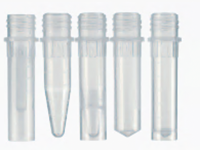 ПРОБИРКИ 0,75 МЛ С ЮБКОЙ БЕЗ КРЫШЕК, ГРАДУИРОВАННЫЕ, БЕСЦВЕТНЫЕ (500 ШТ.), АРТ. SBSVS75-BP, BIOPOINTE SCIENTIFIC